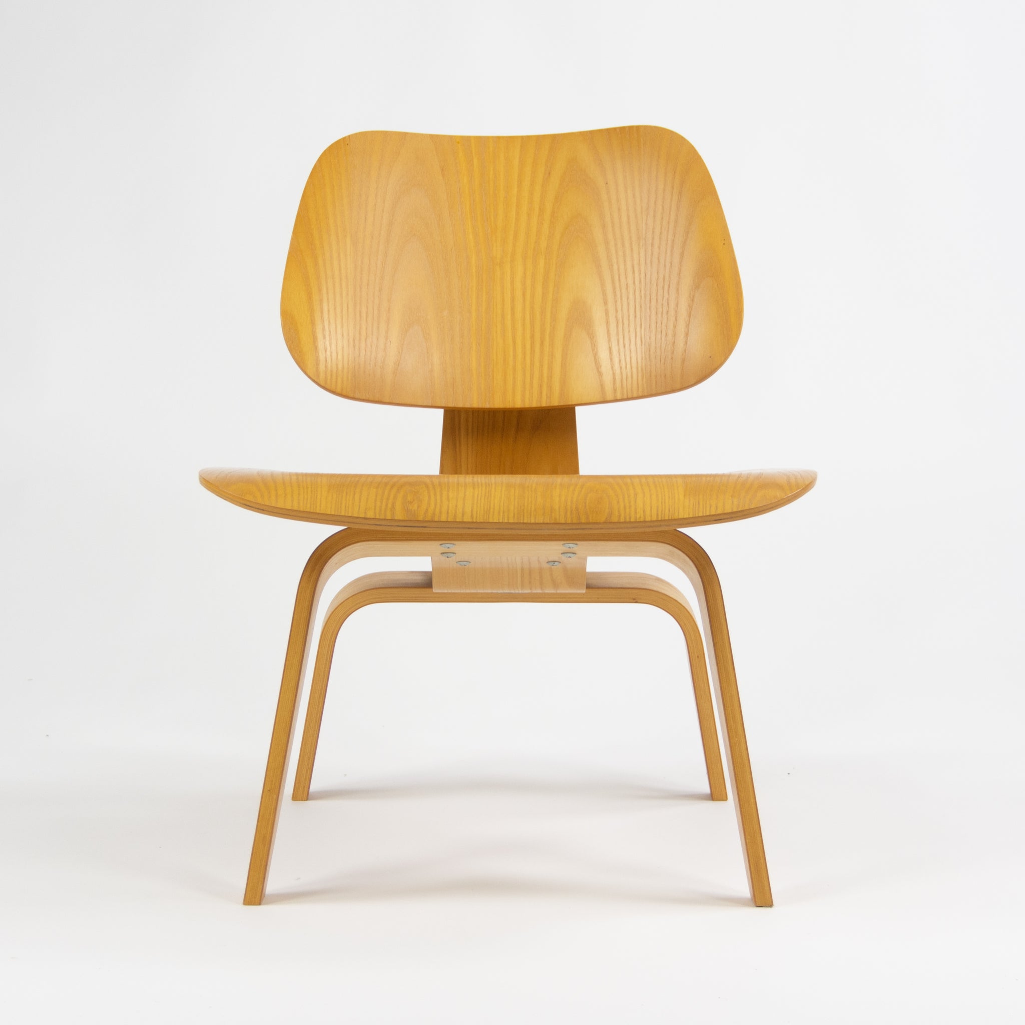 SOLD Herman Miller Eames LCW Lounge Chair Wood Calico Ash