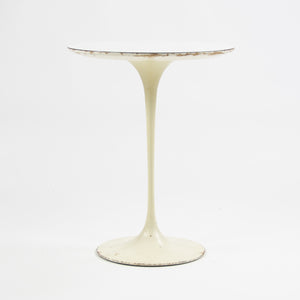 SOLD 1960's Vintage Eero Saarinen For Knoll 16 Inch Tulip Side Table White Laminate