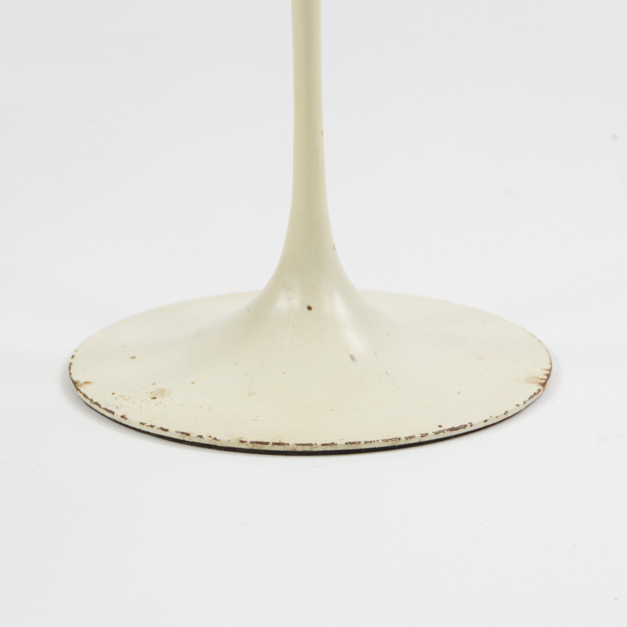 SOLD 1960's Vintage Eero Saarinen For Knoll 16 Inch Tulip Side Table White Laminate