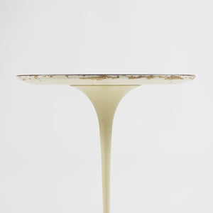 SOLD 1960's Vintage Eero Saarinen For Knoll 16 Inch Tulip Side Table White Laminate