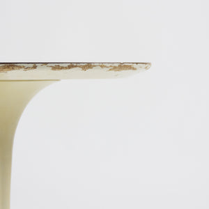 SOLD 1960's Vintage Eero Saarinen For Knoll 16 Inch Tulip Side Table White Laminate