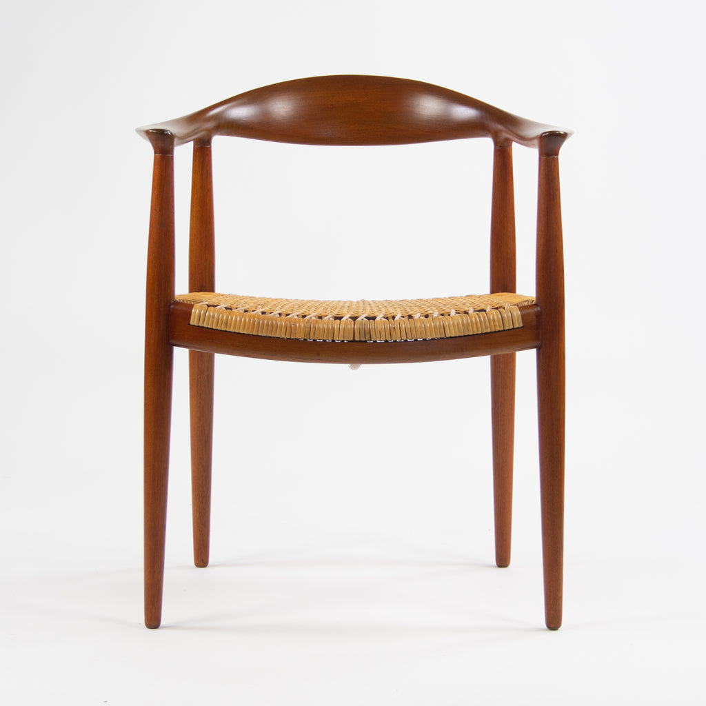 SOLD Hans Wegner Johannes Hansen Denmark The Chair Arm Chair Teak