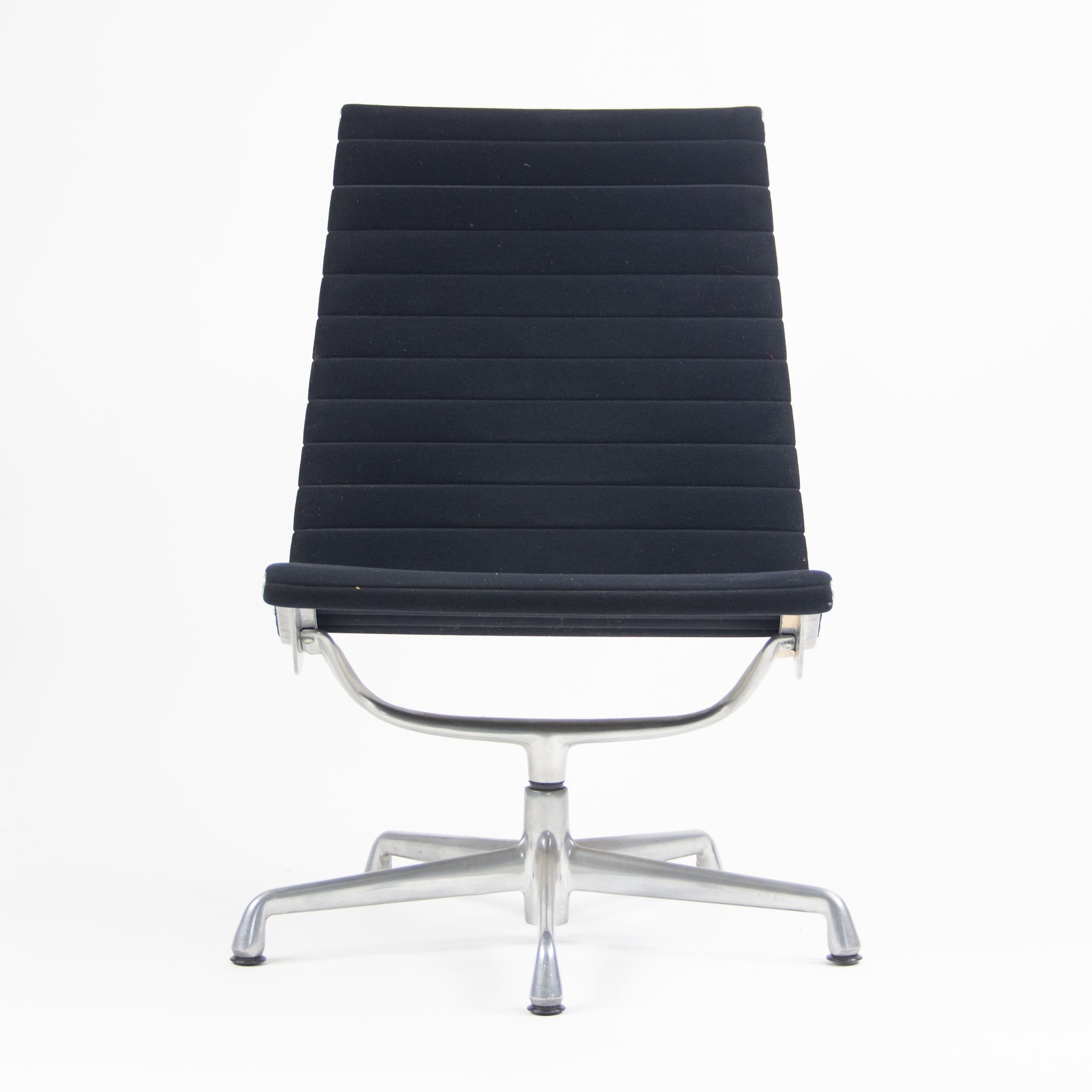 SOLD Herman Miller Eames Aluminum Group Lounge Chair Armless Fabric