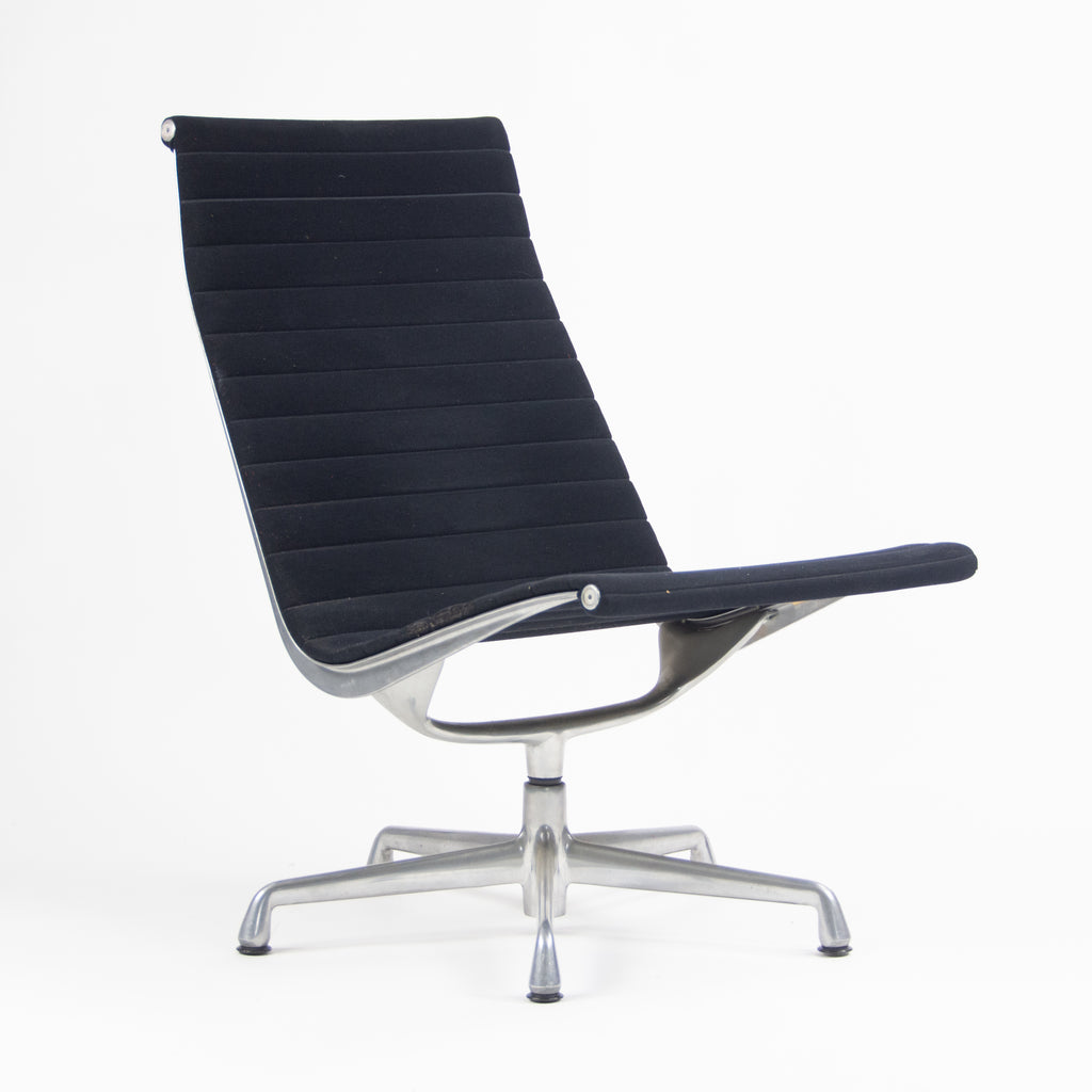 SOLD Herman Miller Eames Aluminum Group Lounge Chair Armless Fabric