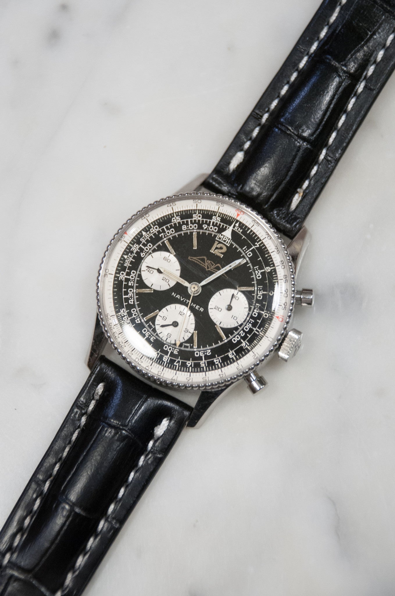 SOLD 1960 Vintage Breitling 806 Navitimer Watch Just Serviced Rice Be D ROSE MOD