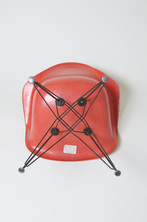 SOLD 1958 Original Eames Eiffel Tower Herman Miller Fiberglass Arm Shell Chair