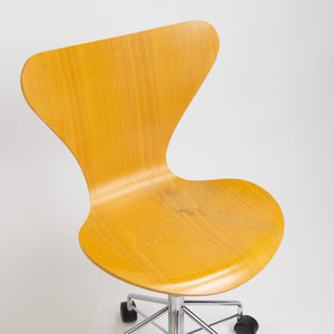 SOLD Arne Jacobsen Vintage 3117 Rolling Desk Chair by Fritz Hansen Denmark