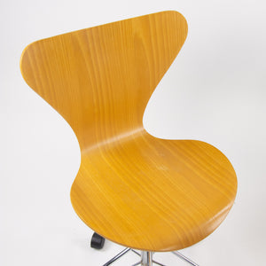 SOLD Arne Jacobsen Vintage 3117 Rolling Desk Chair by Fritz Hansen Denmark