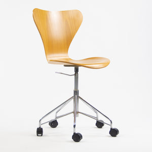 SOLD Arne Jacobsen Vintage 3117 Rolling Desk Chair by Fritz Hansen Denmark