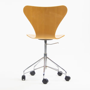 SOLD Arne Jacobsen Vintage 3117 Rolling Desk Chair by Fritz Hansen Denmark