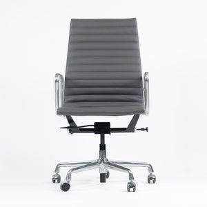 SOLD Eames Herman Miller Leather High Executive Aluminum Group Desk Chairs 2018 1x Available