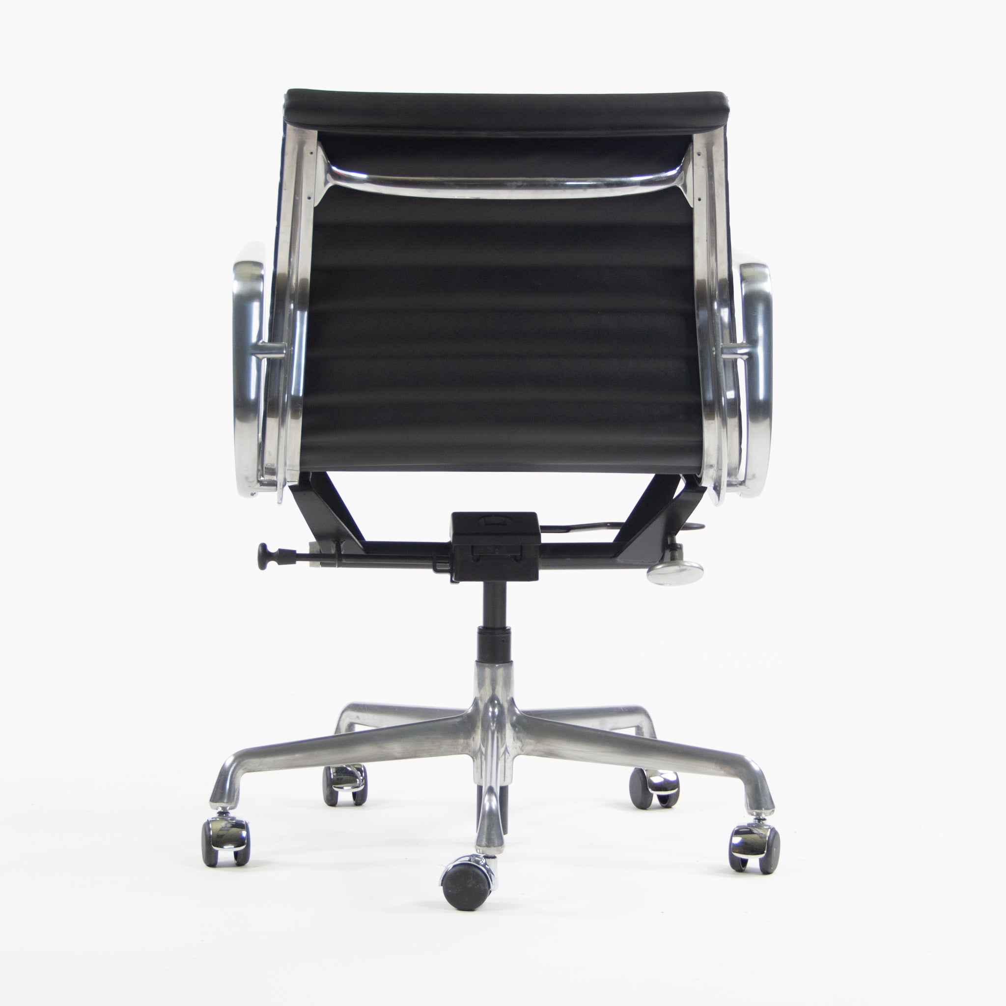SOLD Herman Miller Eames New Old Stock Low Aluminum Group Management Desk Chair Black