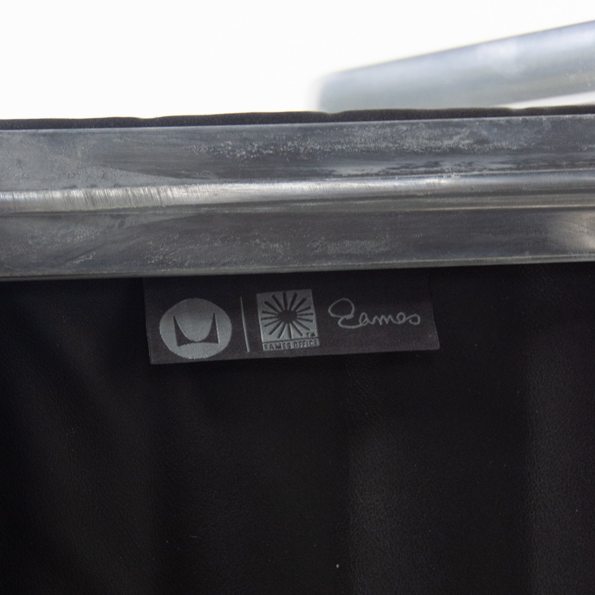 SOLD Herman Miller Eames New Old Stock Low Aluminum Group Management Desk Chair Black