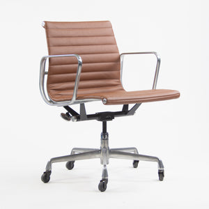 SOLD Herman Miller Eames New Old Stock Aluminum Group Management Desk Chair Cognac