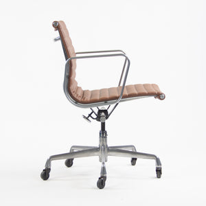 SOLD Herman Miller Eames New Old Stock Aluminum Group Management Desk Chair Cognac