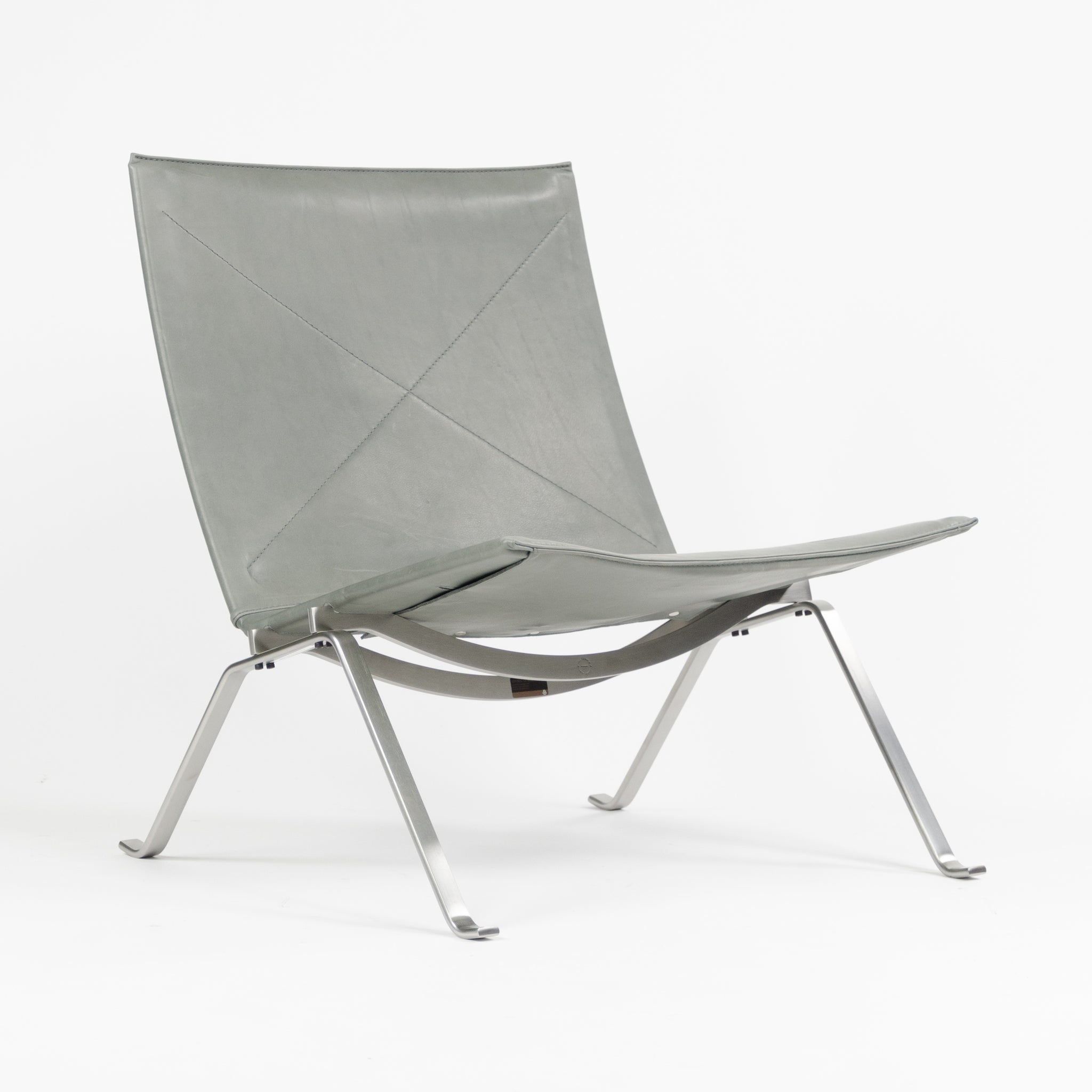 SOLD 2014 Fritz Hansen Poul Kjaerholm PK22 Lounge Chair Leather Upholstery