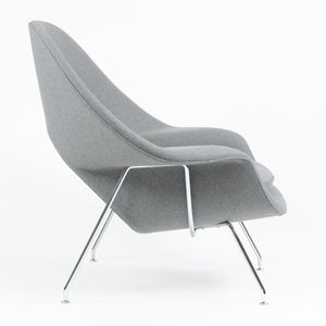 SOLD Brand New Eero Saarinen Womb Chair Knoll International Full-Size Gray Fabric 1x