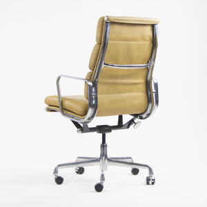 SOLD Herman Miller Eames High Soft Pad Aluminum Executive Desk Chairs 2x Available Tan