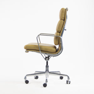 SOLD Herman Miller Eames High Soft Pad Aluminum Executive Desk Chairs 2x Available Tan