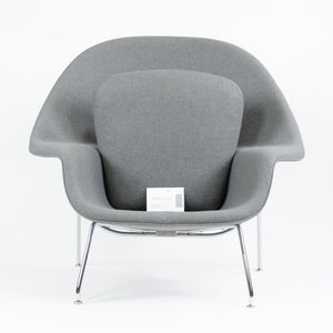 SOLD Brand New Eero Saarinen Womb Chair Knoll International Full-Size Gray Fabric 1x