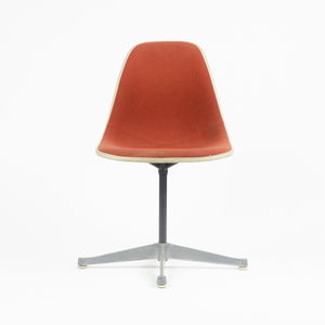 SOLD Eames Herman Miller Fiberglass Shell Chairs Alexander Girard Fabric Set Of Four