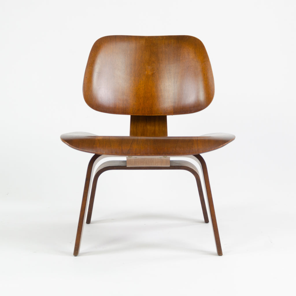 SOLD 1951 Eames Herman Miller LCW Lounge Chair Wood Evans Walnut