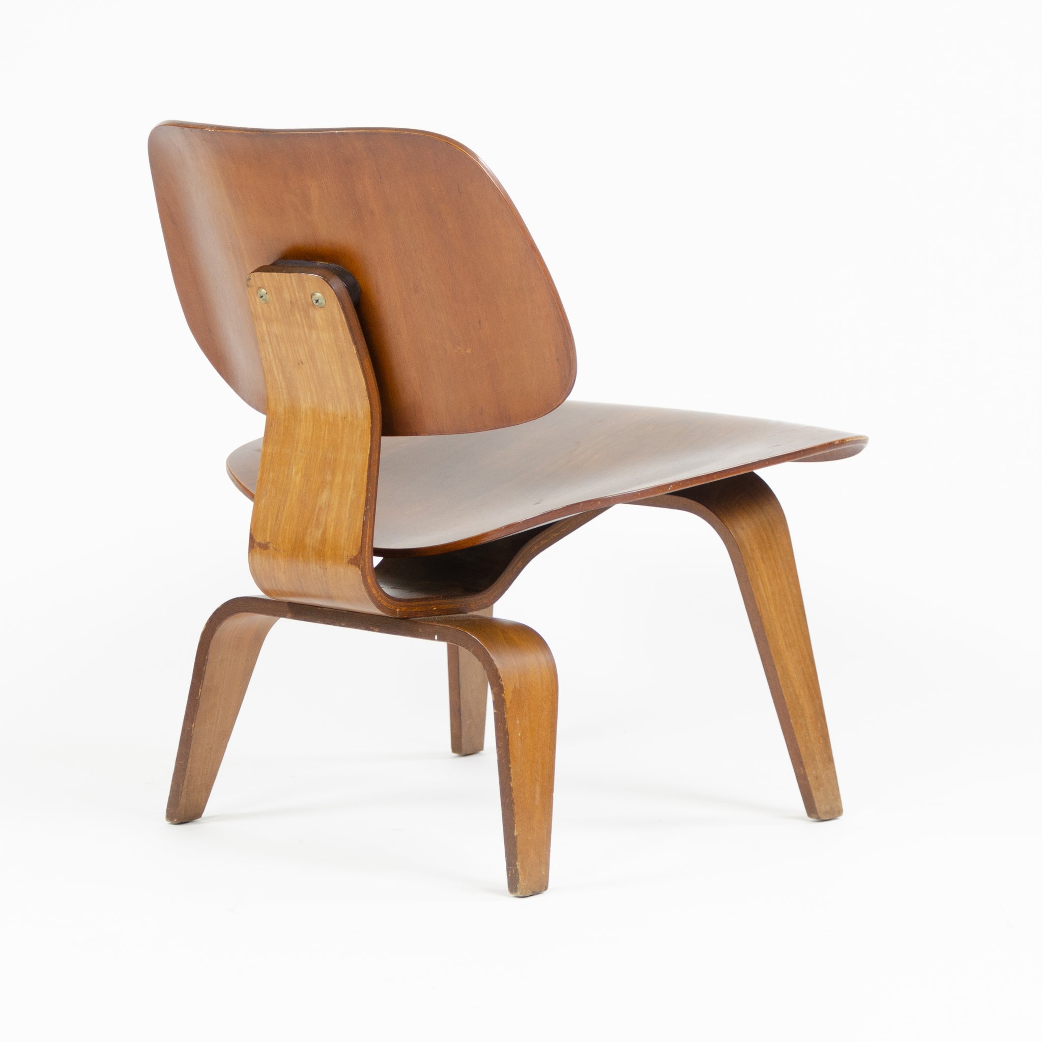 SOLD 1951 Eames Herman Miller LCW Lounge Chair Wood Evans Walnut