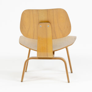 SOLD Eames Herman Miller 1953 LCW Lounge Chair Wood Evans Calico Ash