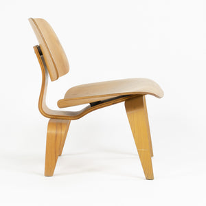 SOLD Eames Herman Miller 1953 LCW Lounge Chair Wood Evans Calico Ash