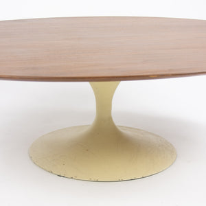 SOLD 1960s Vintage Eero Saarinen Knoll International 54 Inch Tulip Coffee Table Walnut