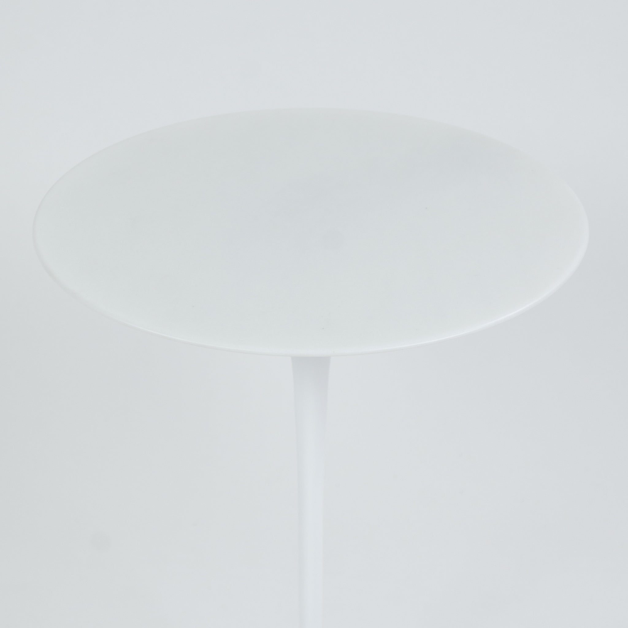 SOLD New Eero Saarinen For Knoll 16 Inch Tulip Side Table Matte White Marble Top 2x