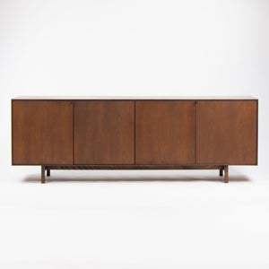 SOLD 1960's Florence Knoll Museum Quality Walnut Credenza Cabinet Sideboard