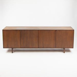 SOLD 1960's Florence Knoll Museum Quality Walnut Credenza Cabinet Sideboard