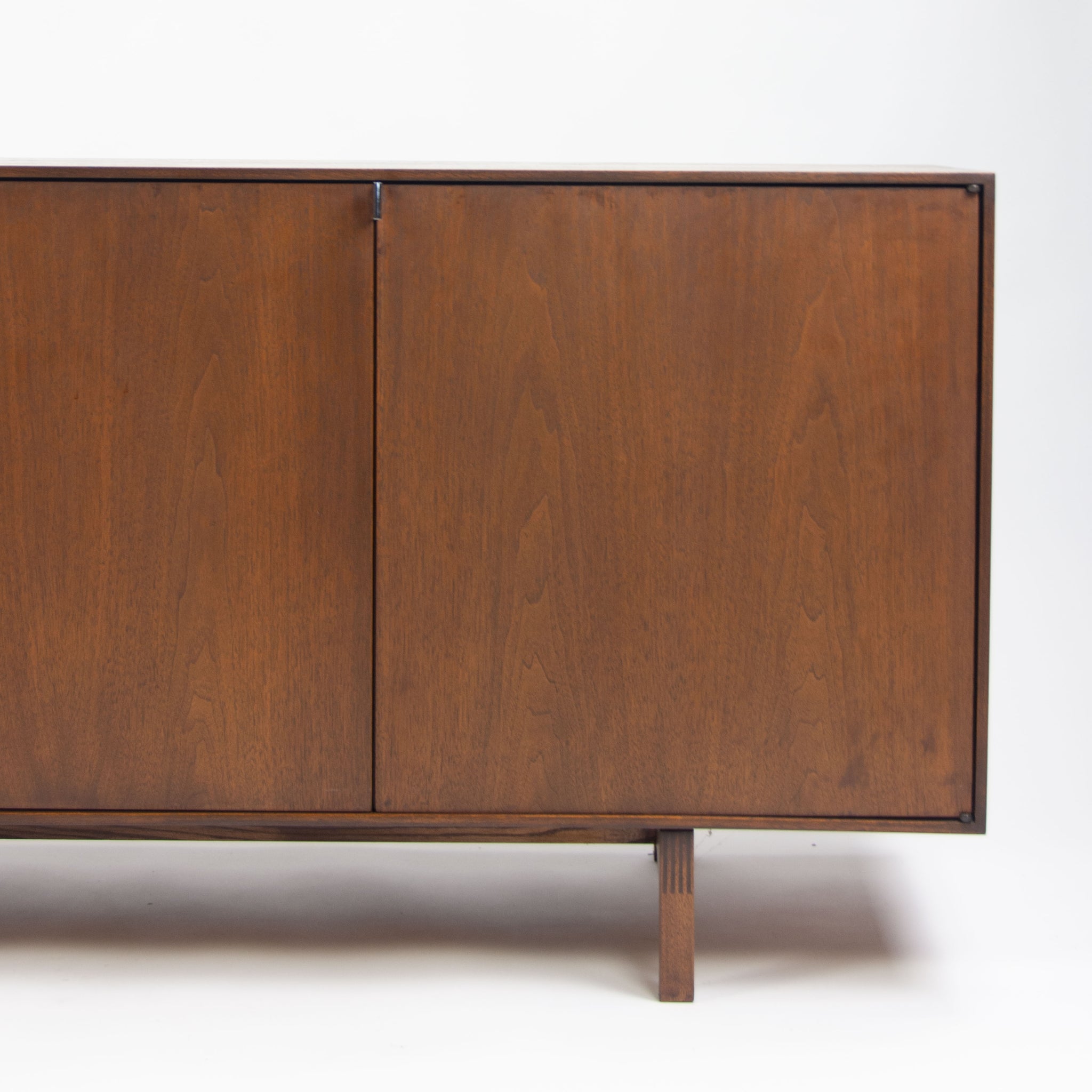 SOLD 1960's Florence Knoll Museum Quality Walnut Credenza Cabinet Sideboard