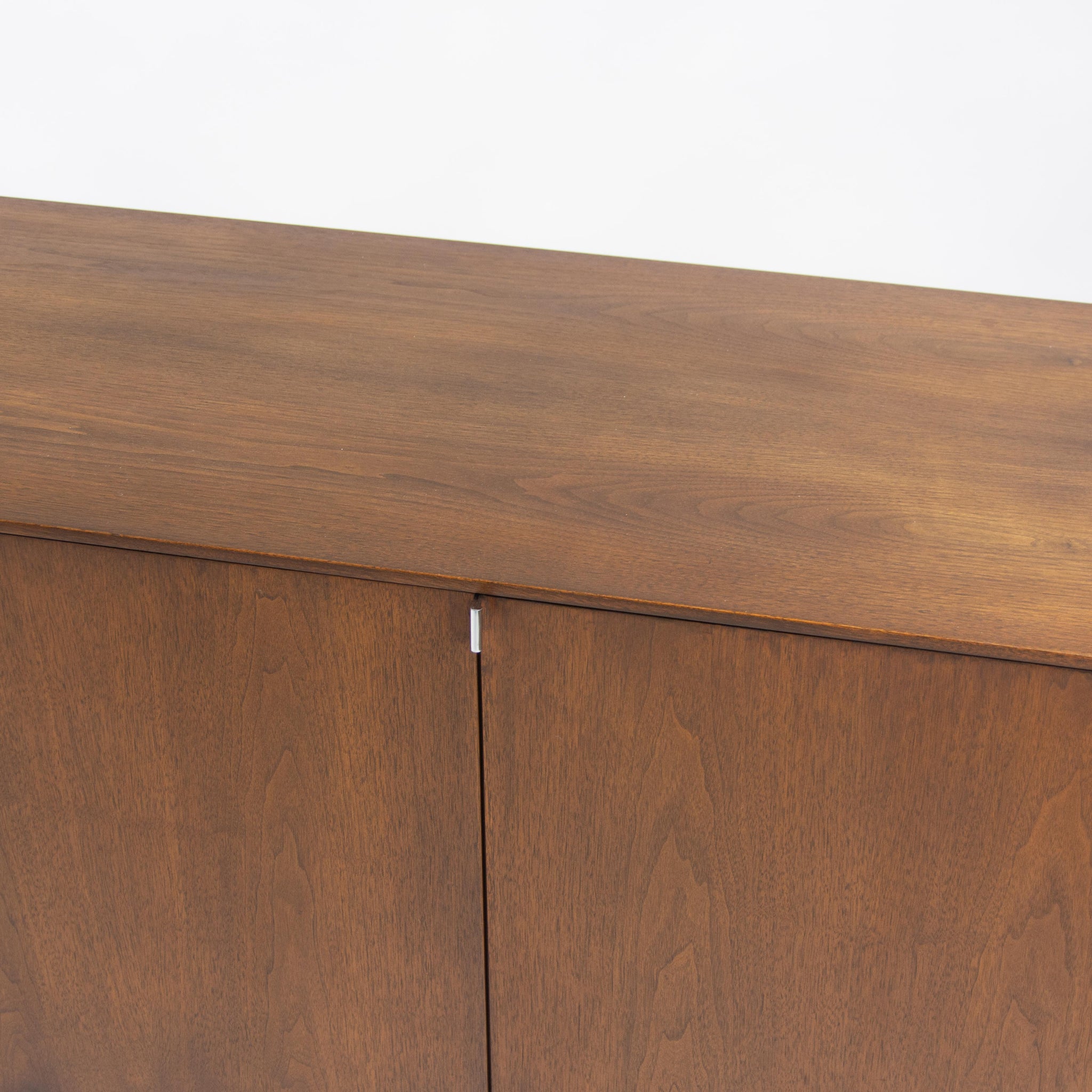 SOLD 1960's Florence Knoll Museum Quality Walnut Credenza Cabinet Sideboard