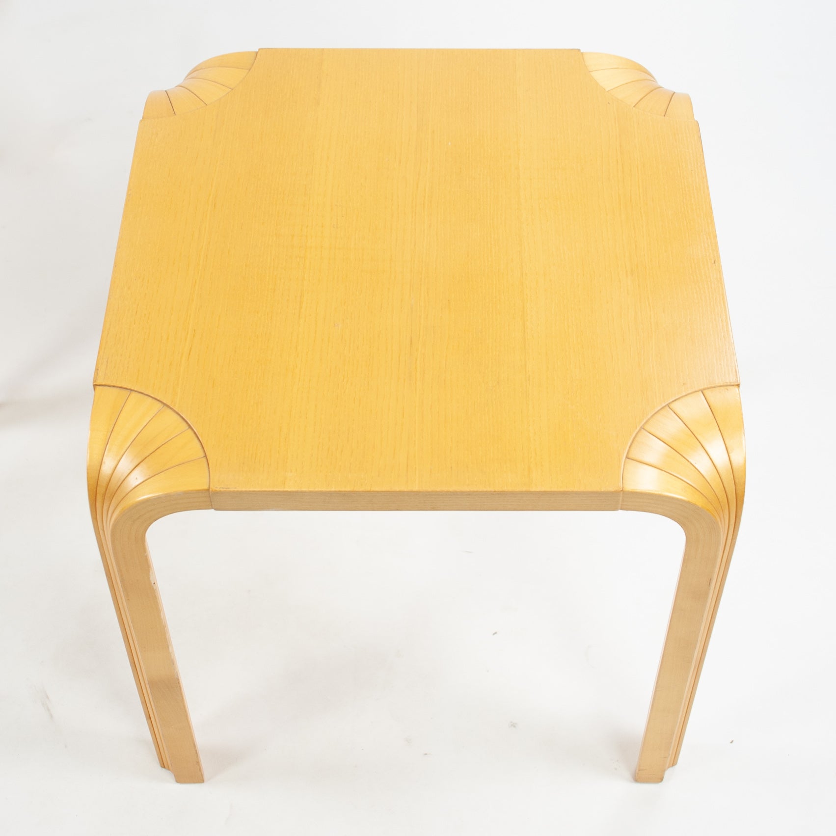 SOLD 1950's Alvar Aalto Fan Leg Side Tables Artek Finland