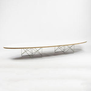 SOLD Herman Miller 1990's Eames ETR Surfboard Elliptical Wire Base Coffee Table
