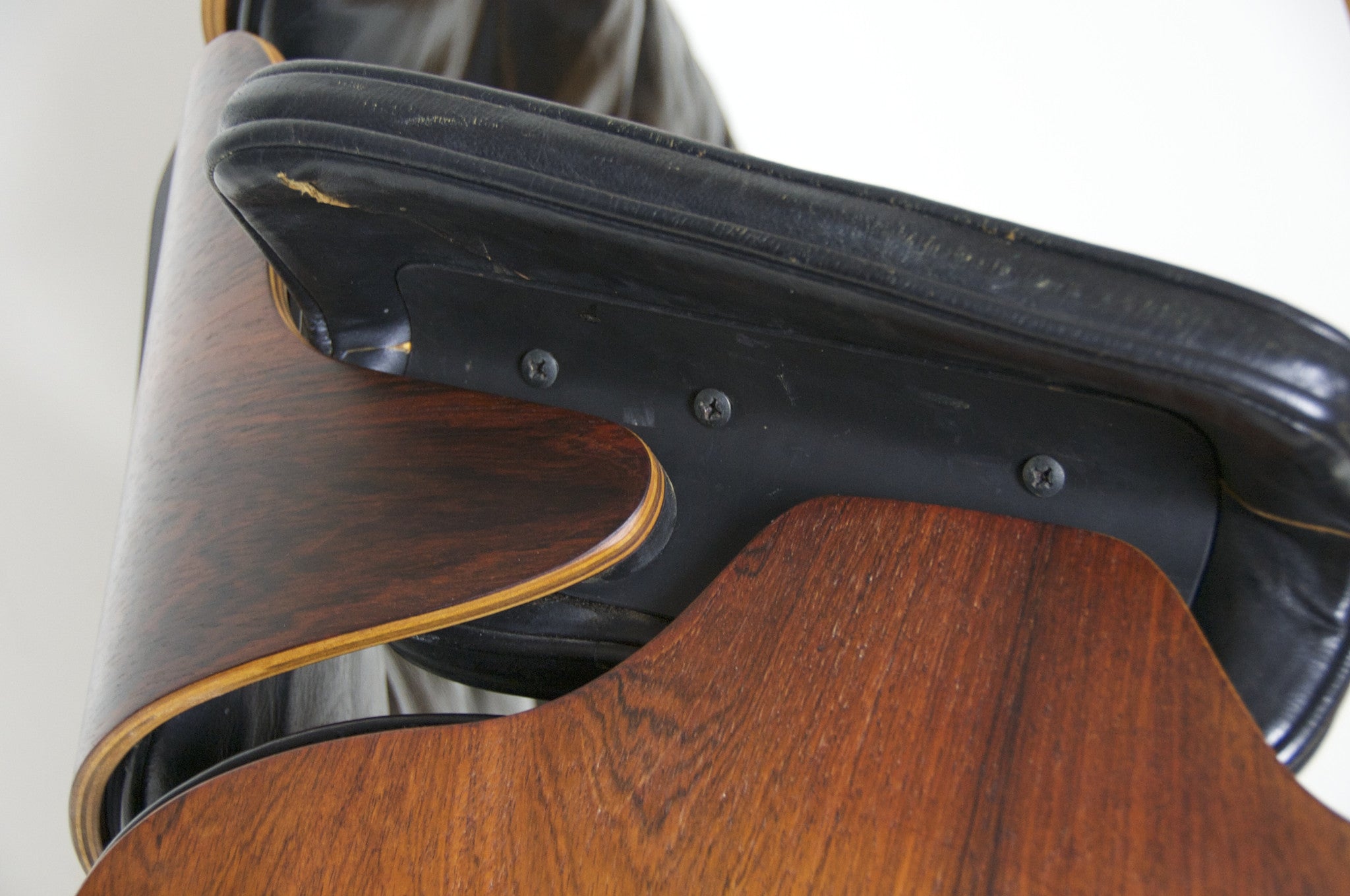 SOLD First Production Herman Miller Eames Lounge Chair & Ottoman with Brazilian Rosewood