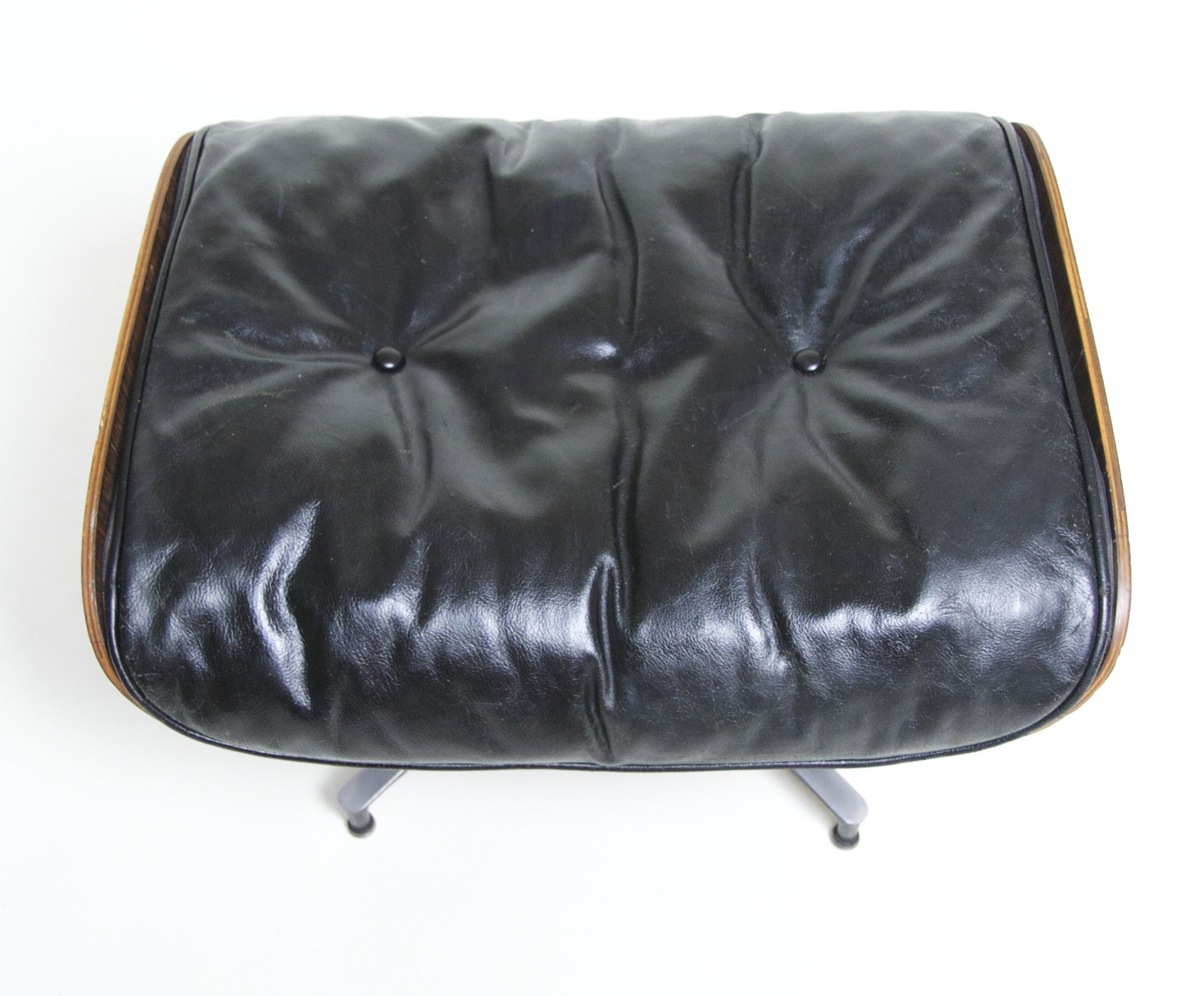 SOLD First Production Herman Miller Eames Lounge Chair & Ottoman with Brazilian Rosewood