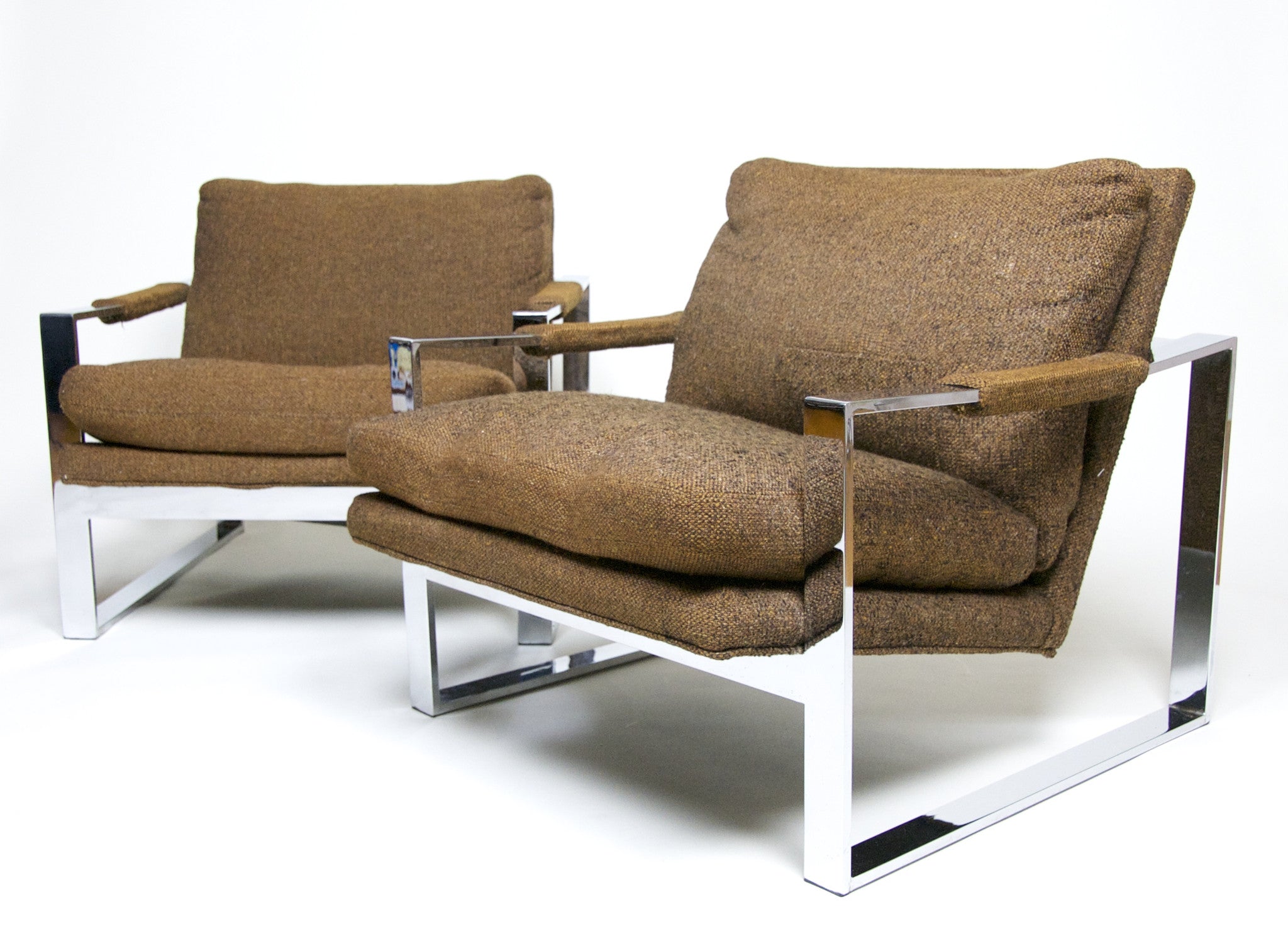 SOLD Thayer Coggin Milo Baughman Lounge Chairs