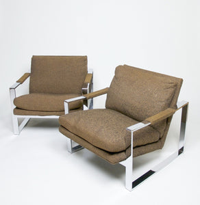 SOLD Thayer Coggin Milo Baughman Lounge Chairs