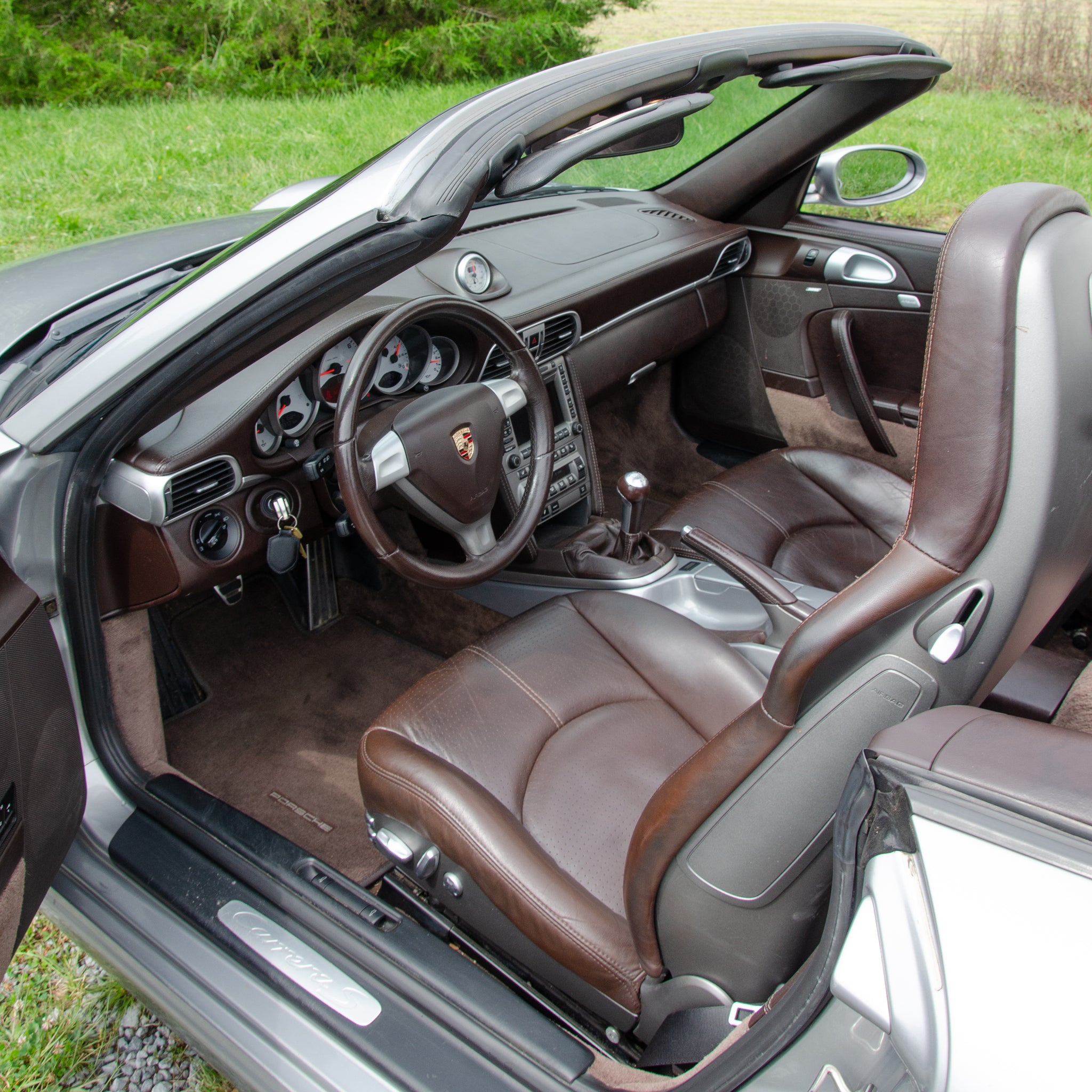 SOLD 2006 Porsche 911 Carrera S Cabriolet, 61k Miles 997 Generation GT Silver