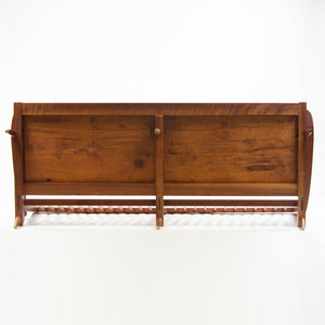 SOLD 1960's Original Vintage George Nakashima Studio Cherry Settee Sofa w/ Arms