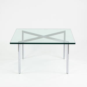 SOLD Knoll Mies Van Der Rohe Barcelona Coffee Table 34 Inch Glass Steel