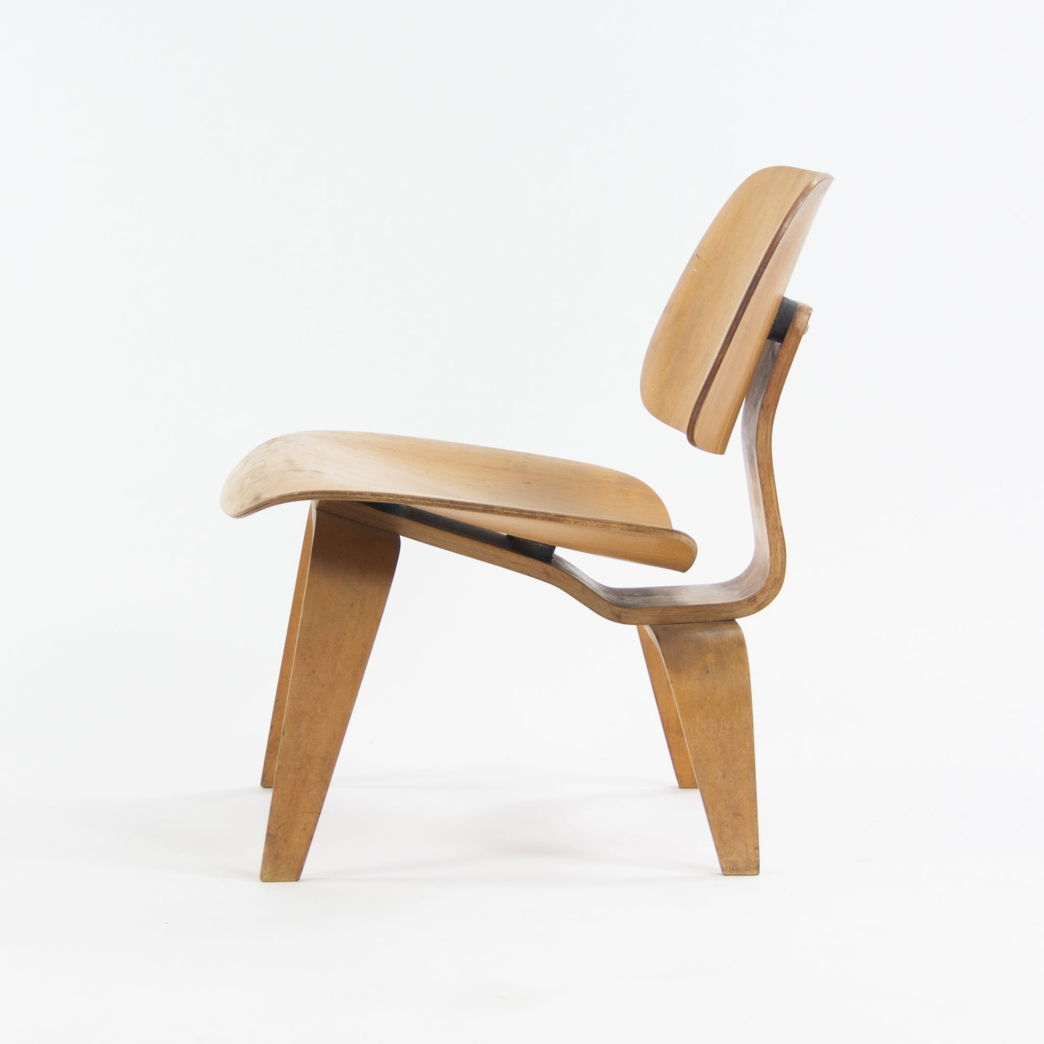 SOLD 1946 Charles and Ray Eames Evans Herman Miller LCW Lounge Chair Wood Ash