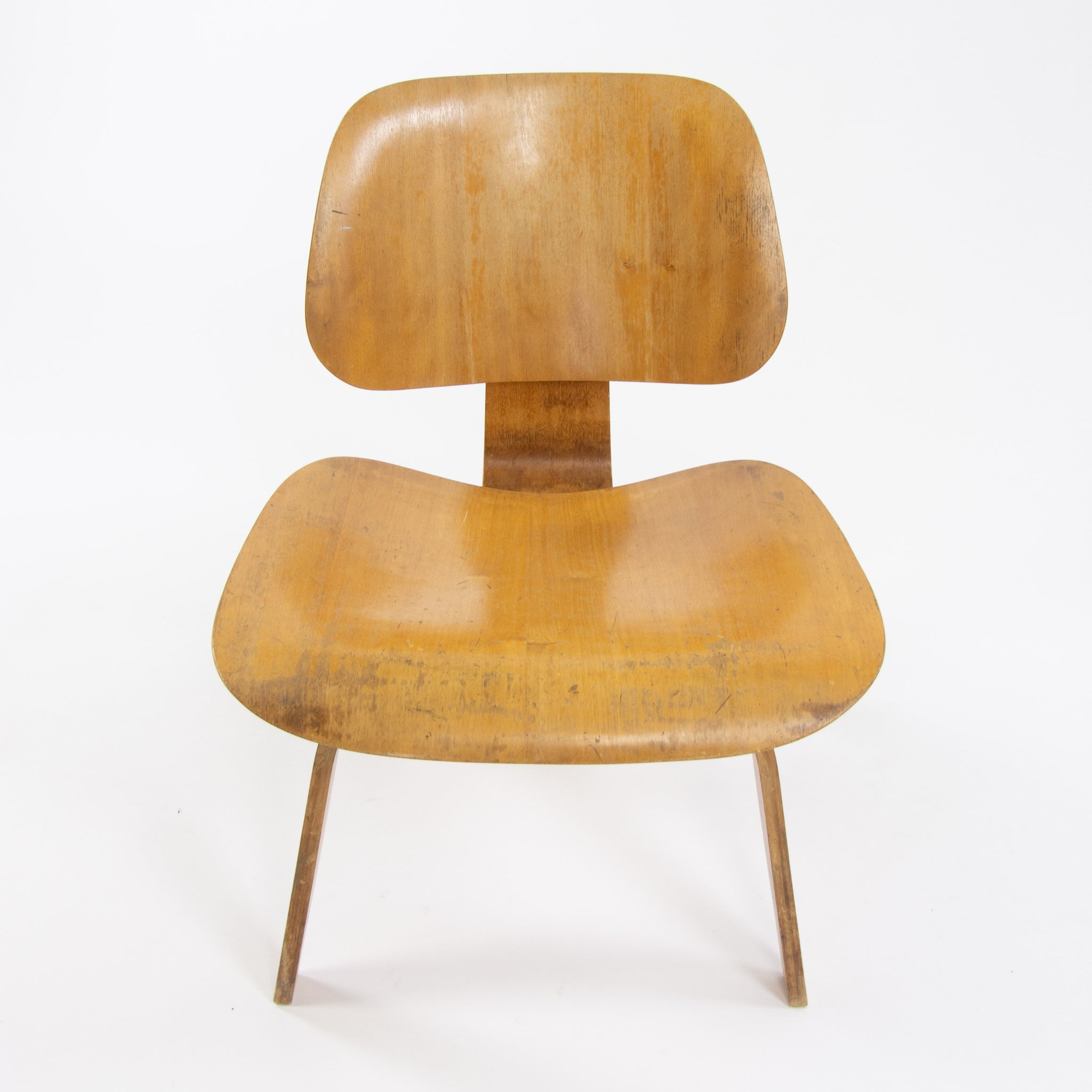 SOLD 1946 Charles and Ray Eames Evans Herman Miller LCW Lounge Chair Wood Ash