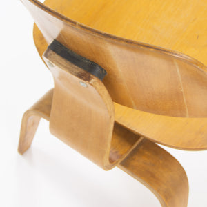 SOLD 1946 Charles and Ray Eames Evans Herman Miller LCW Lounge Chair Wood Ash