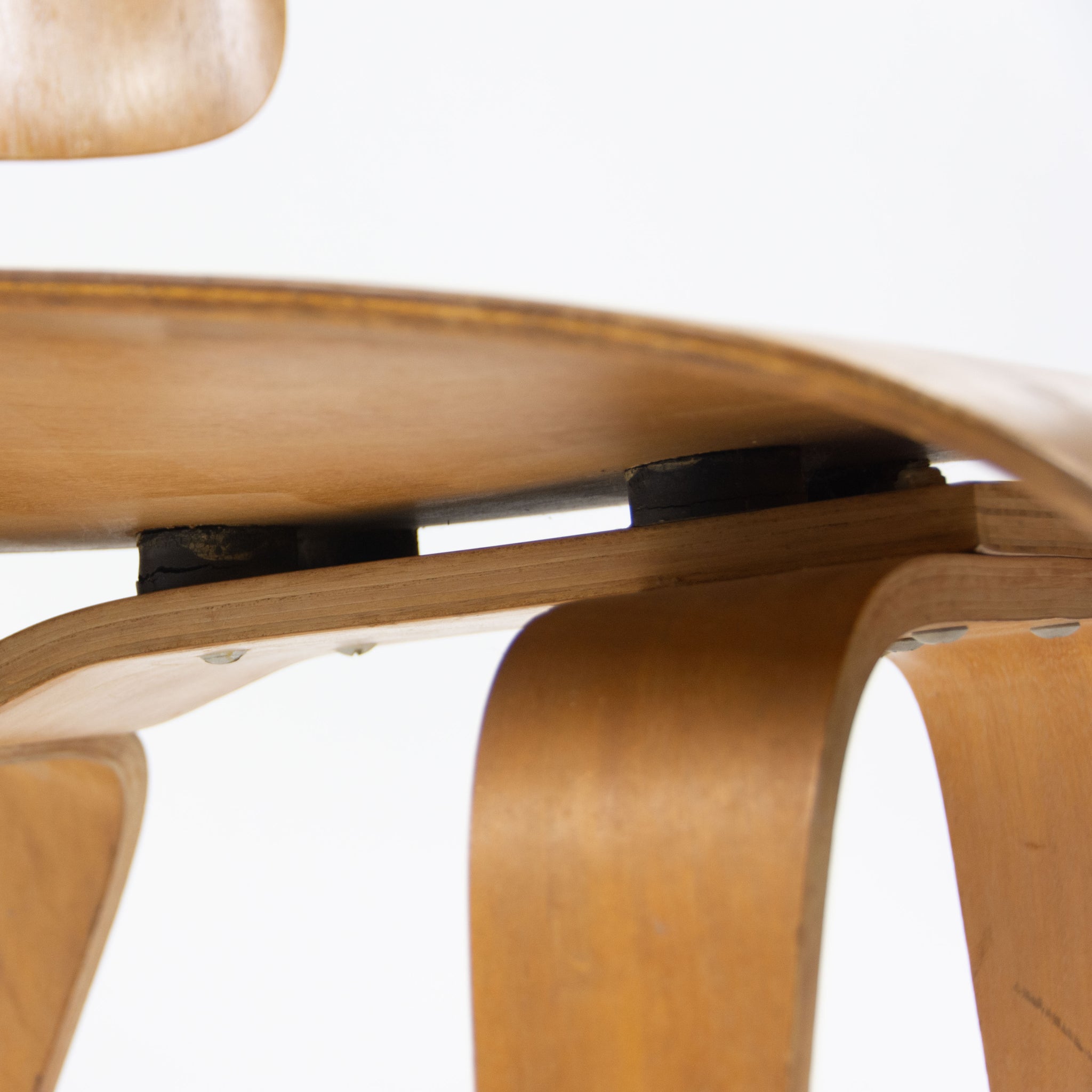 SOLD 1946 Charles and Ray Eames Evans Herman Miller LCW Lounge Chair Wood Ash