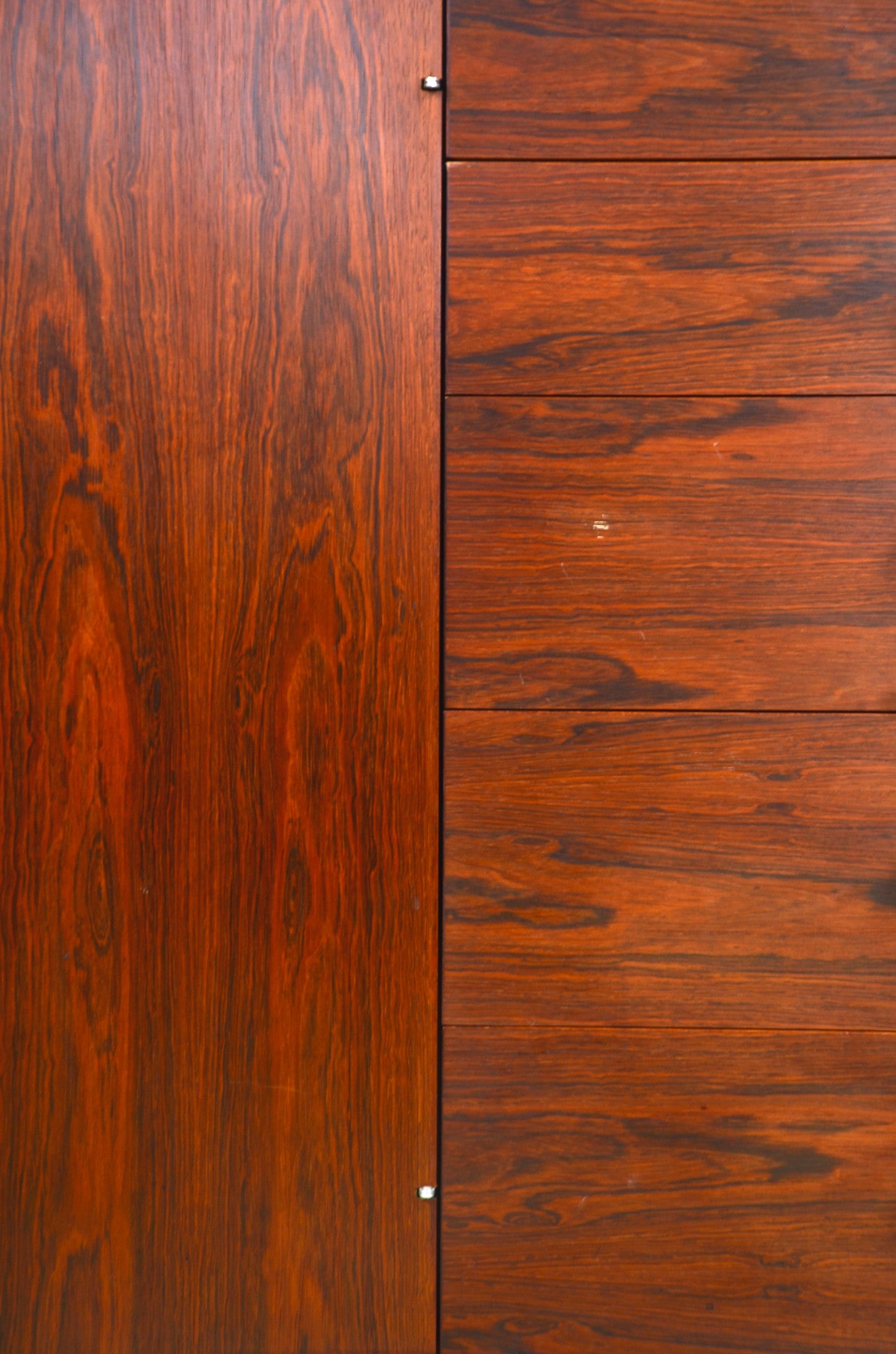 SOLD George Nelson Herman Miller Vintage Thin Edge Rosewood Credenza Cabinet Sideboard Bar