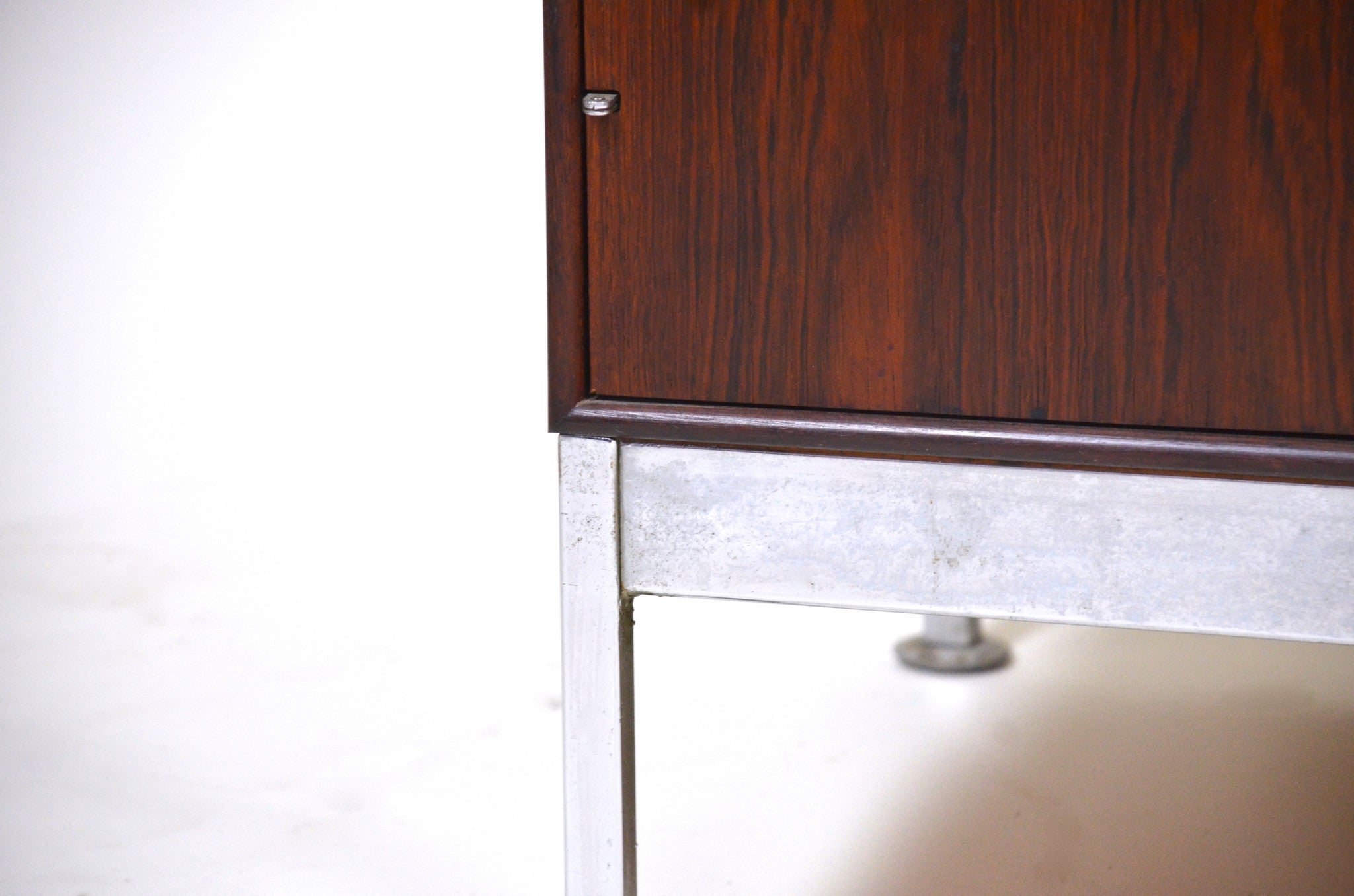 SOLD George Nelson Herman Miller Vintage Thin Edge Rosewood Credenza Cabinet Sideboard Bar